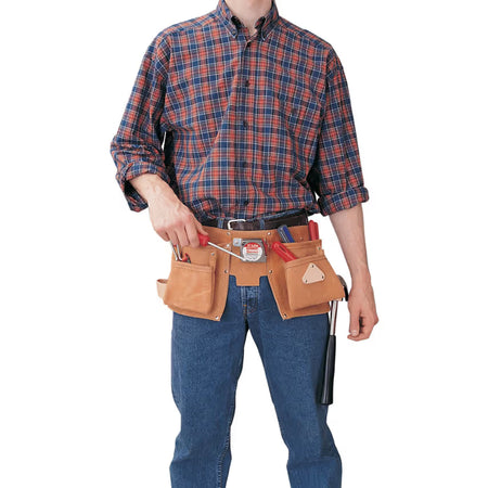 KENNEDY 10-Pocket Medium Tool & Nail Pouch with 2 Loops KENNEDY
