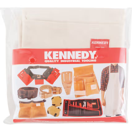 KENNEDY Double Pocket Cotton Drill Apron for Workshop & Trade Use KENNEDY