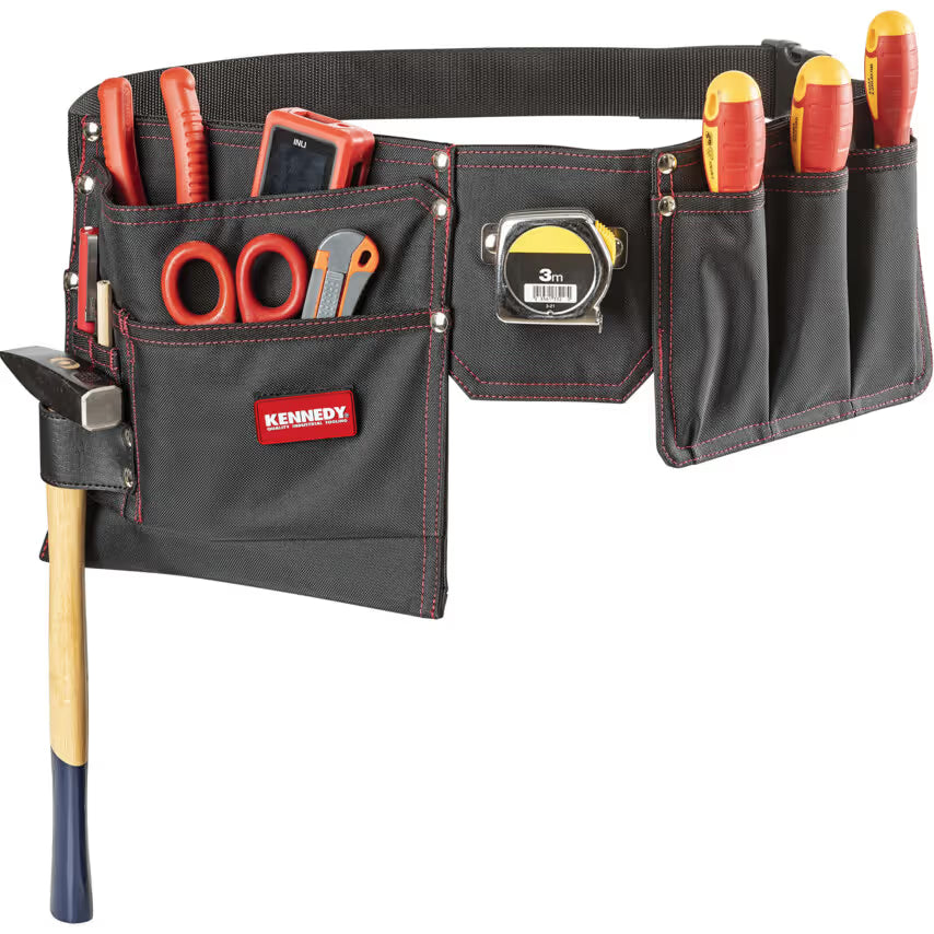 KENNEDY Adjustable Tool Belt with Pockets for Workshop & Trade Use KENNEDY