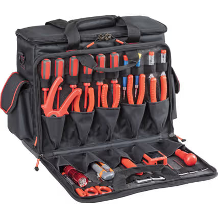 KENNEDY Pilot Tool Bag with Padded Laptop Area & Two-Side Opening KENNEDY