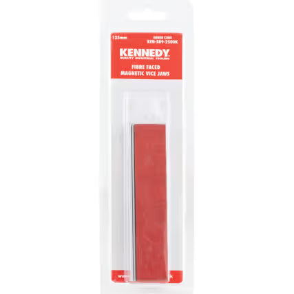 KENNEDY Fibre Faced Magnetic Vice Jaws for Steel & Iron Vices KENNEDY