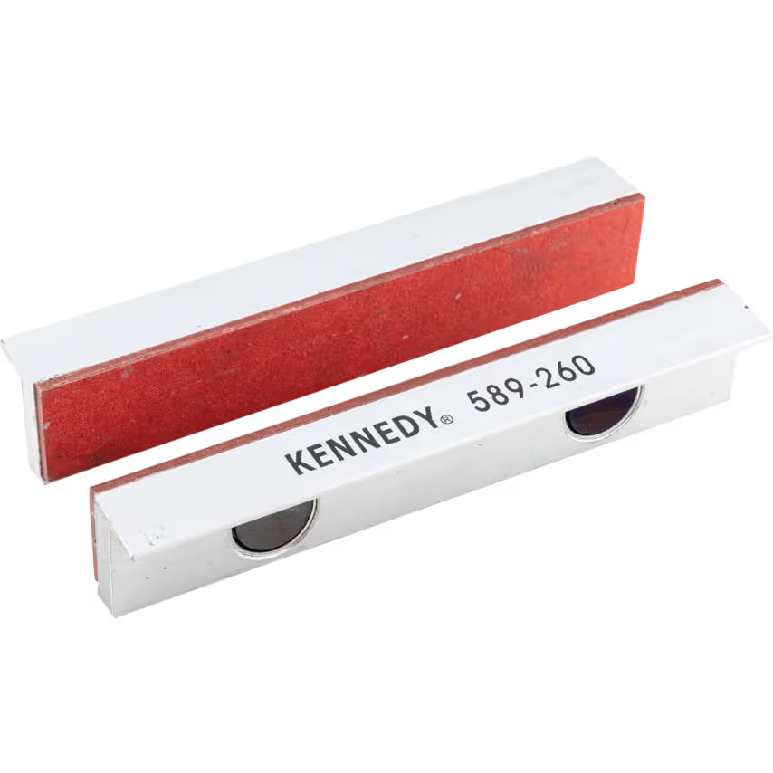 KENNEDY Fibre Faced Magnetic Vice Jaws for Steel & Iron Vices KENNEDY