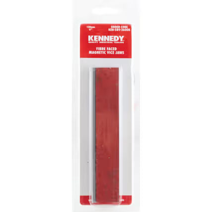 KENNEDY Fibre Faced Magnetic Vice Jaws for Steel & Iron Vices KENNEDY