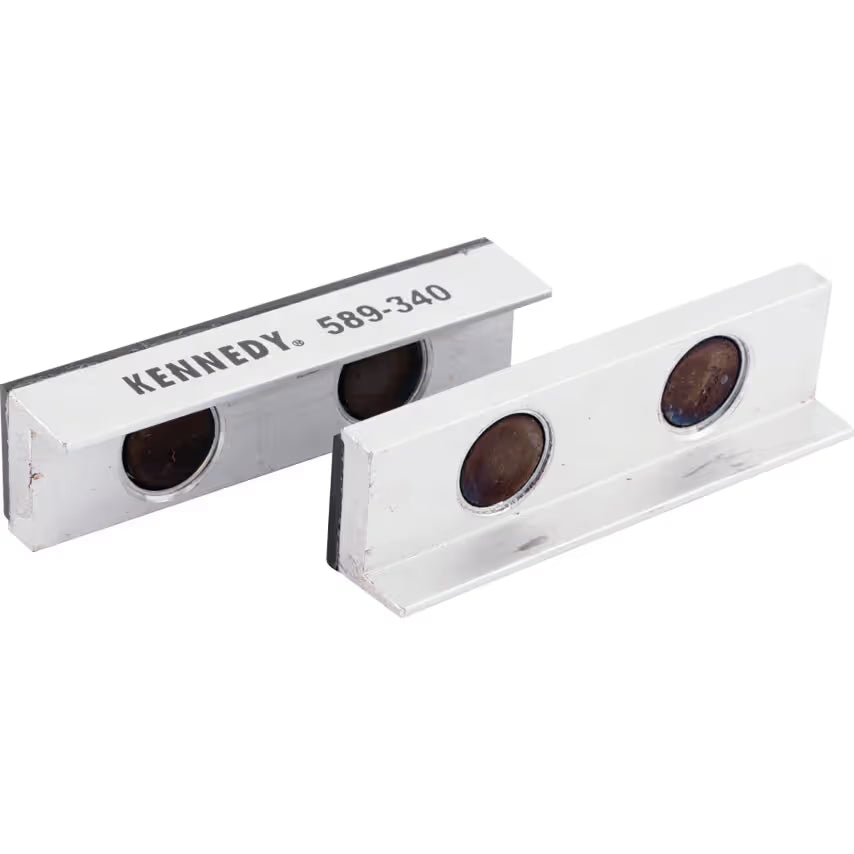 KENNEDY Rubber Faced Magnetic Vice Jaws for 3" & 4" Vices KENNEDY