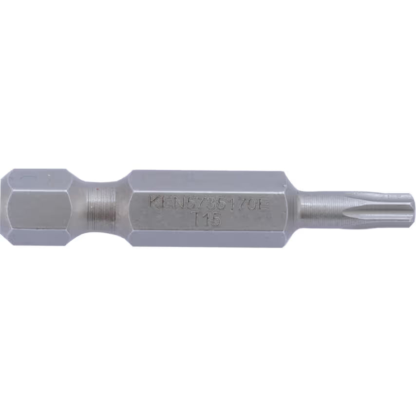KENNEDY TX Tamperproof Torx Power Bits 1/4 Hex Chrome Mo KENNEDY
