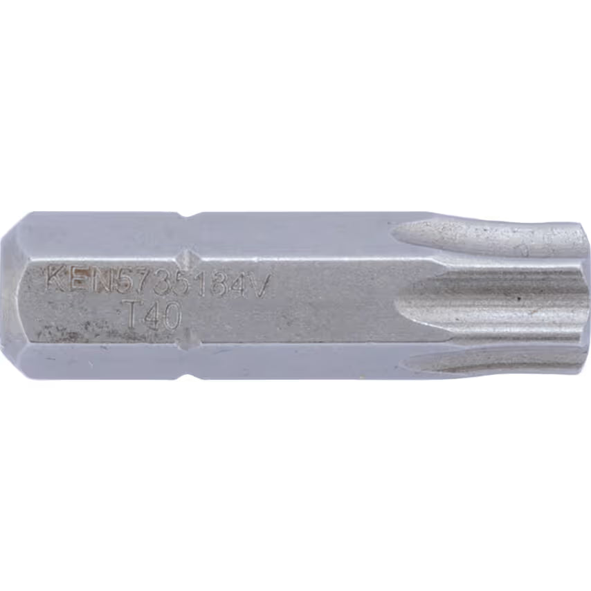 KENNEDY TX Tamperproof Torx Power Bits 1/4 Hex Chrome Mo KENNEDY