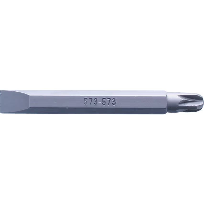 KENNEDY PZ Slotted Screwdriver Bit 1/4 Hex 60mm 58-62HRC KENNEDY