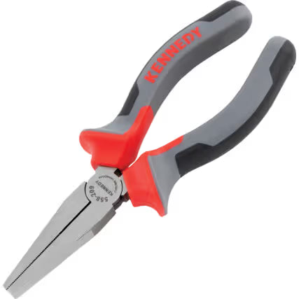 KENNEDY 160mm Pro-Torq Long Flat Nose Pliers Precision Grip Kennedy Pro