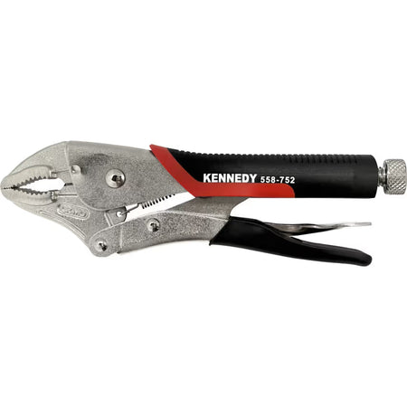 KENNEDY Curved Jaw Locking Grip Wrench Bi-Material Handle KENNEDY