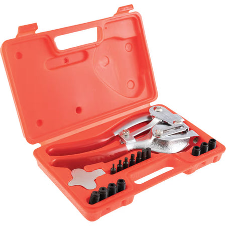 KENNEDY Hand Operated Hole Punch Kit Heavy Duty Metal Punch Set KENNEDY