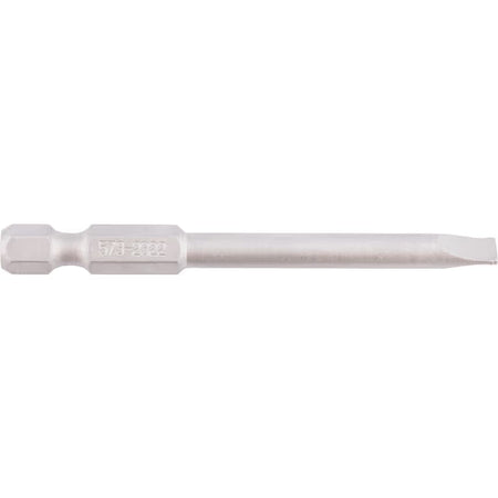 KENNEDY 1/4in Hex Flat Power Bit Slotted Chrome Molybdenum KENNEDY