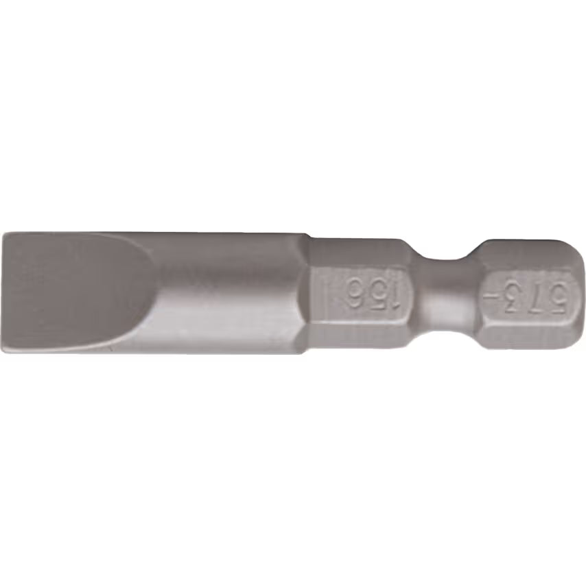 KENNEDY 1/4in Hex Flat Power Bit Slotted Chrome Molybdenum KENNEDY