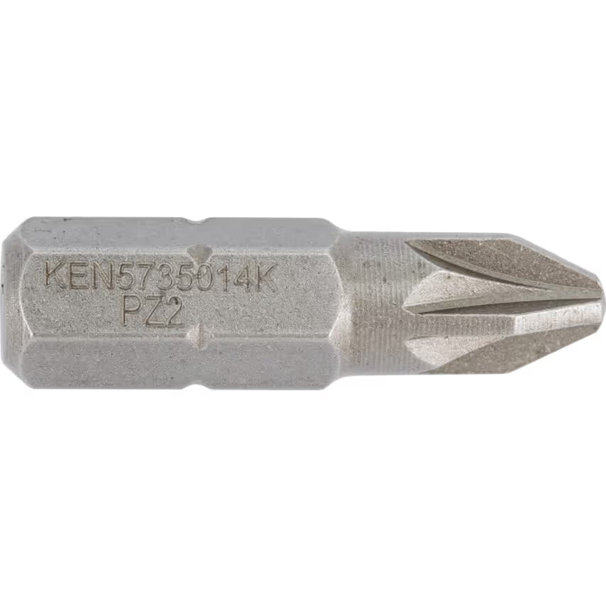 KENNEDY Pozidriv Screwdriver Bit 1/4in Hex Chrome Molybdenum KENNEDY