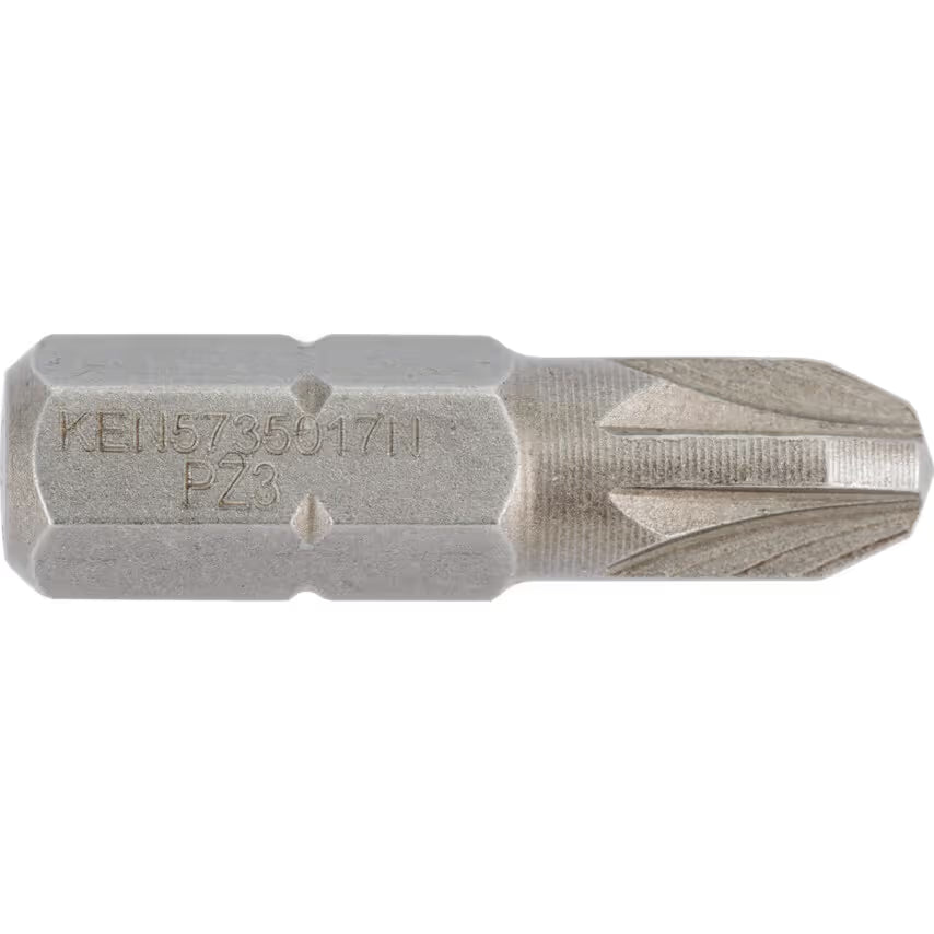 KENNEDY Pozidriv Screwdriver Bit 1/4in Hex Chrome Molybdenum KENNEDY