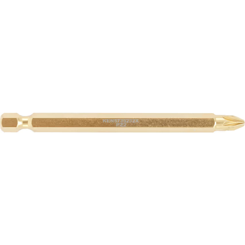 KENNEDY PZ2 TiN Coated Pozidriv Power Bit 1/4in Hex Drive KENNEDY