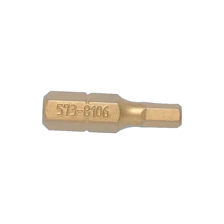 KENNEDY 1/4in Hex Titanium Coated Hex Screwdriver Bits 25mm KENNEDY
