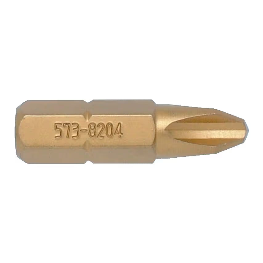 KENNEDY TiN Coated Phillips Screwdriver Bits 5/16in Hex KENNEDY