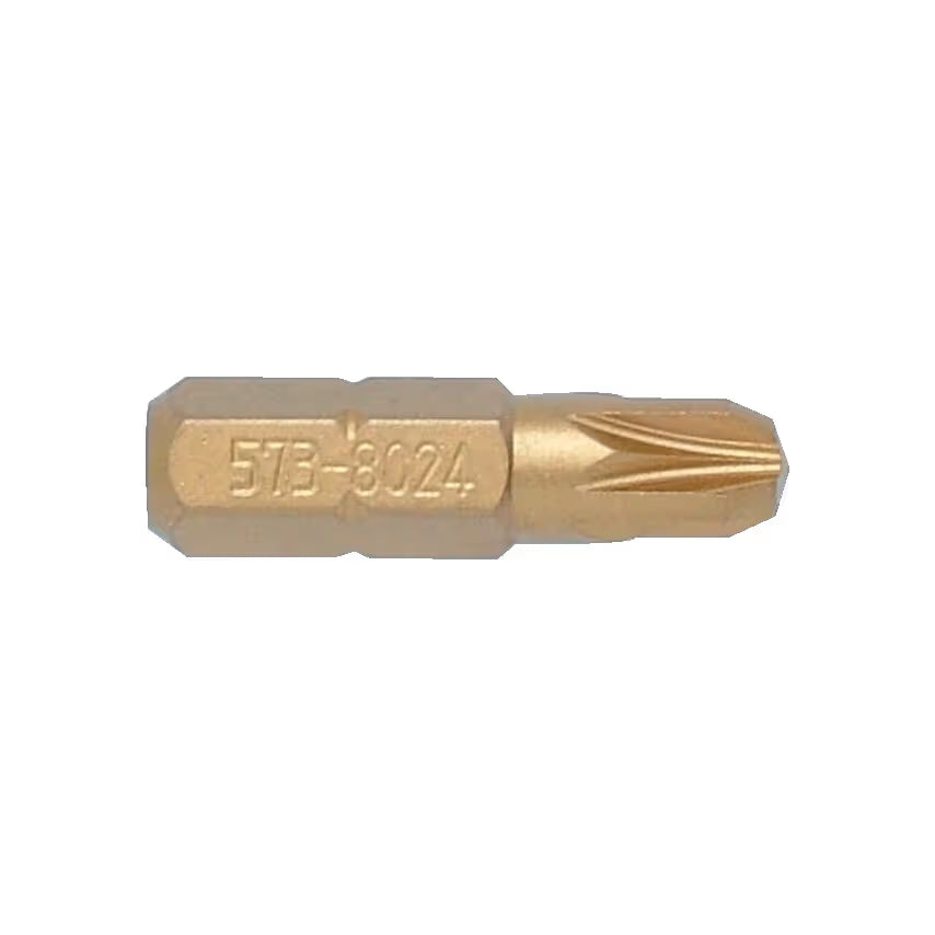 KENNEDY TiN Coated Pozidriv Bit 5/16in Hex Drive KENNEDY