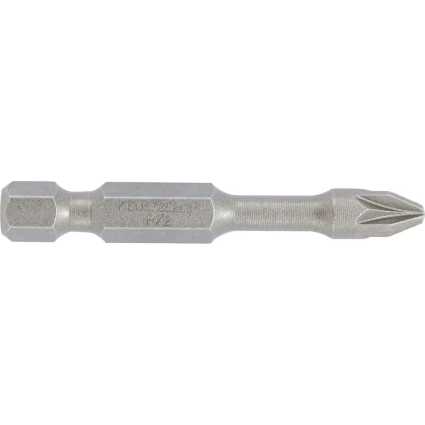 KENNEDY Pozidriv Torsion Bits 1/4 Hex Impact Grade PZ 25-50mm KENNEDY