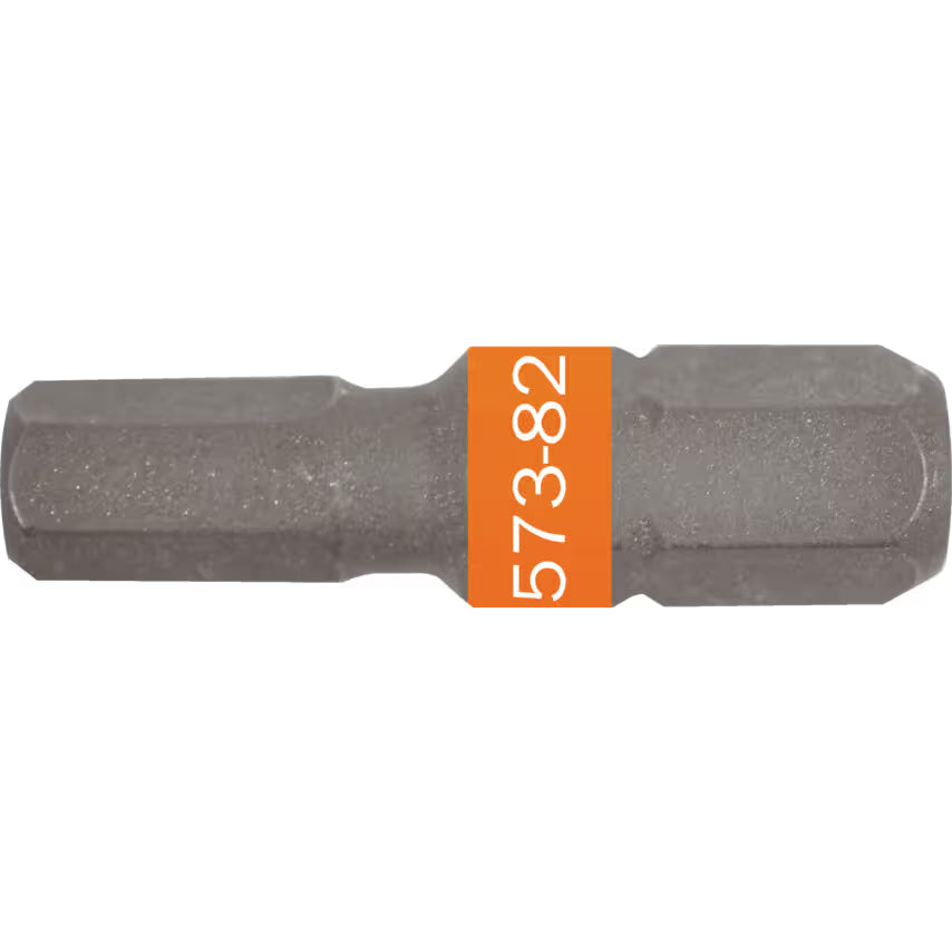 KENNEDY Hexagon Torsion Bits 1/4in 25mm Chrome Vanadium KENNEDY