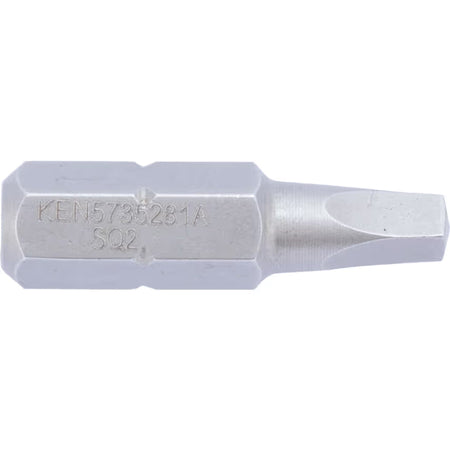 KENNEDY Square Screwdriver Bits 1/4" Hex 25mm Chrome Moly KENNEDY