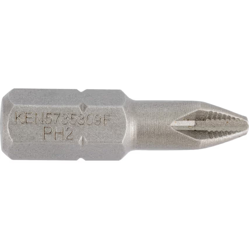 KENNEDY Phillips ACR II Screwdriver Bits 25mm 1/4 Hex PH1-PH3 KENNEDY