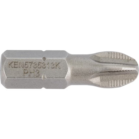 KENNEDY Phillips ACR Screwdriver Bits 1/4 Hex 25mm PH1-PH3 KENNEDY