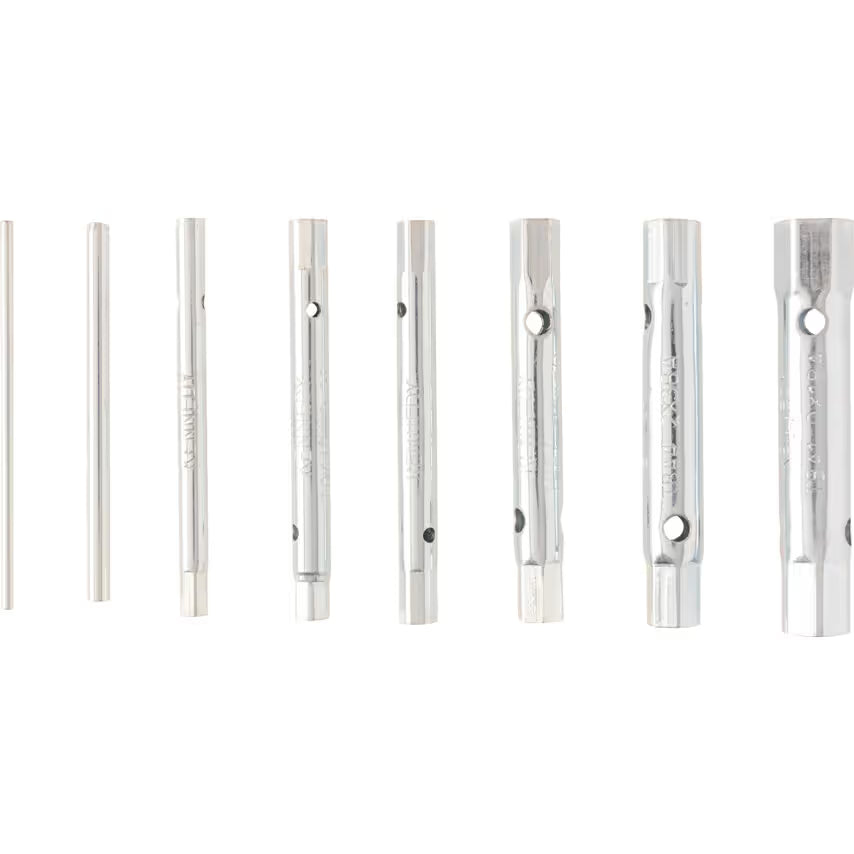 KENNEDY 6Pc Box Spanner Set 0–10BA with Tommy Bars KENNEDY
