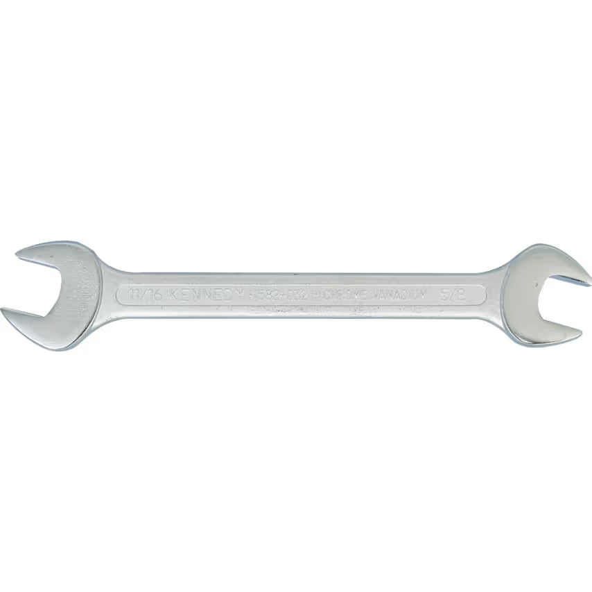 KENNEDY Chrome Vanadium Double Open End Spanner Imperial Set KENNEDY