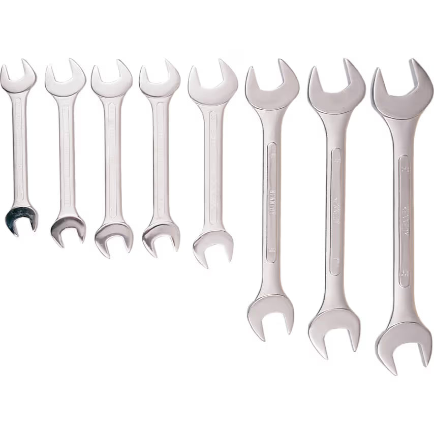 KENNEDY 8Pc CV Open End Spanner Set 1/8–5/8 Inch KENNEDY