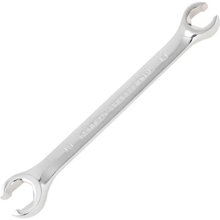 KENNEDY Flare Nut Ring Spanner Set Chrome Vanadium 15° Offset KENNEDY
