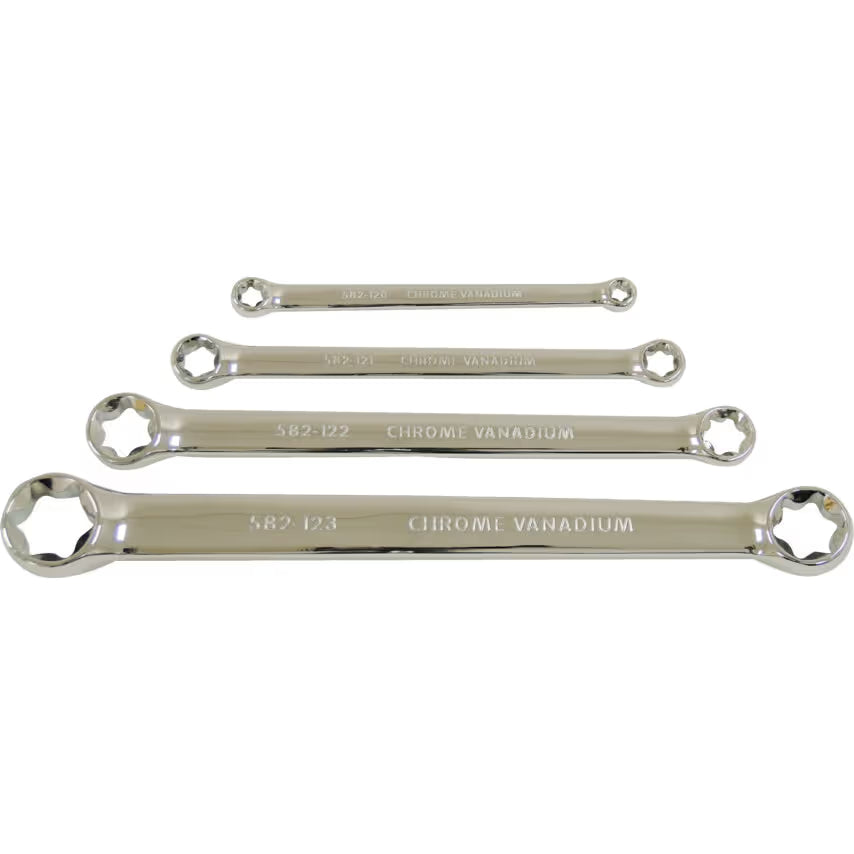 KENNEDY Torx Ring Spanner Set E6–E24 4 Piece Professional KENNEDY PRO