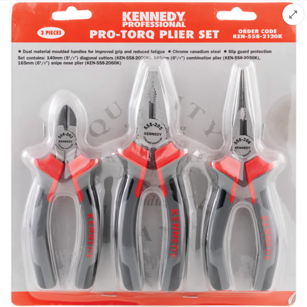 KENNEDY (SET-4) / (SET-3) PRO-TORQ PLIERS KEN5582110K / KEN5582120K KENNEDY