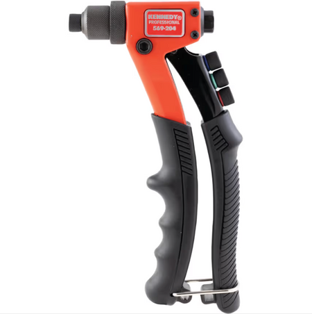 Kennedy Pro Riveter 230mm Heavy Duty with 4 Nozzles, 2.4-4.8MM, KEN5692040K KENNEDY