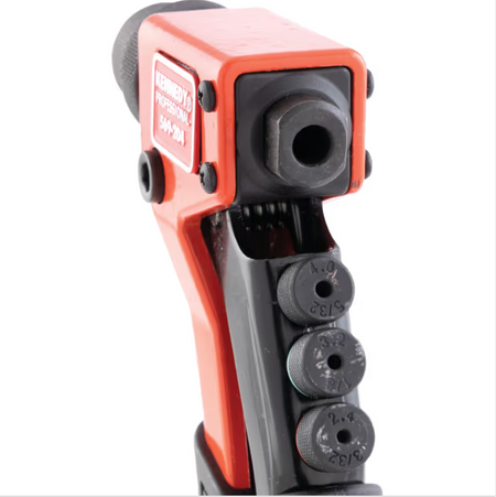 Kennedy Pro Riveter 230mm Heavy Duty with 4 Nozzles, 2.4-4.8MM, KEN5692040K KENNEDY