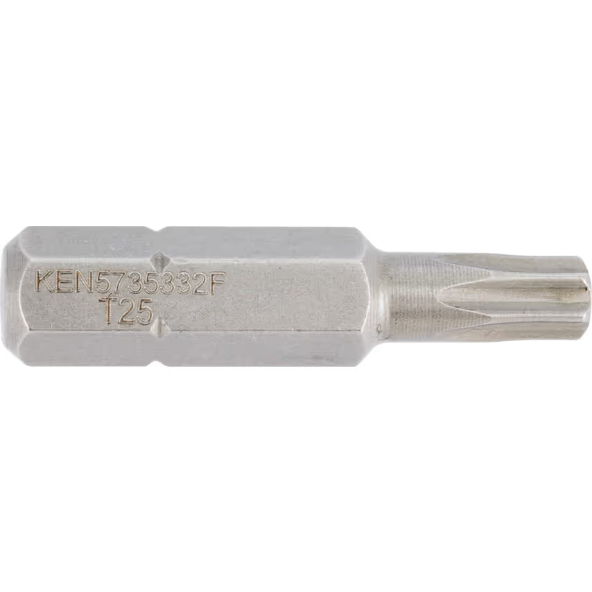 Kennedy Torx BitPro Screwdriver Bits 30mm & 75mm 1/4" Hex S2 KENNEDY