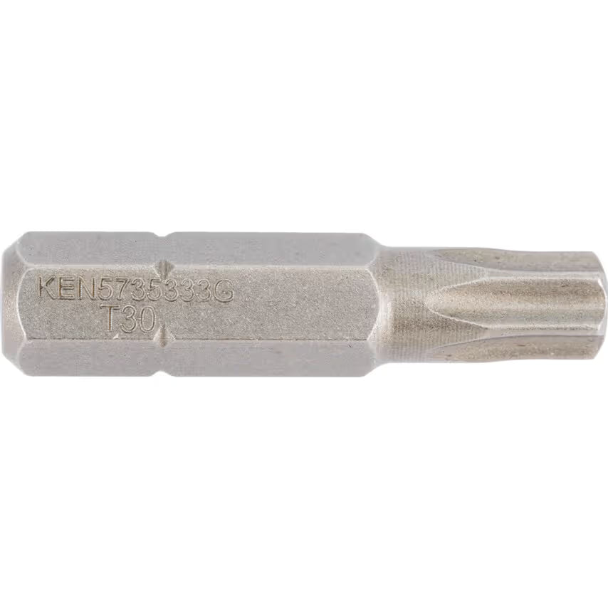 Kennedy Torx BitPro Screwdriver Bits 30mm & 75mm 1/4" Hex S2 KENNEDY