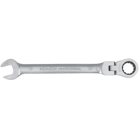 Kennedy Pro Metric Flex Head Ratchet Wrench Mirror Finish KENNEDY PRO
