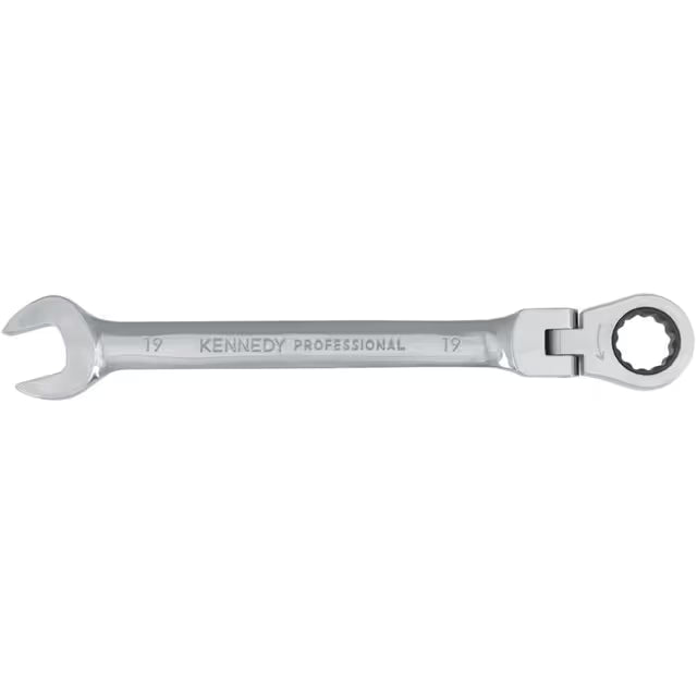 Kennedy Pro Metric Flex Head Ratchet Wrench Mirror Finish KENNEDY PRO