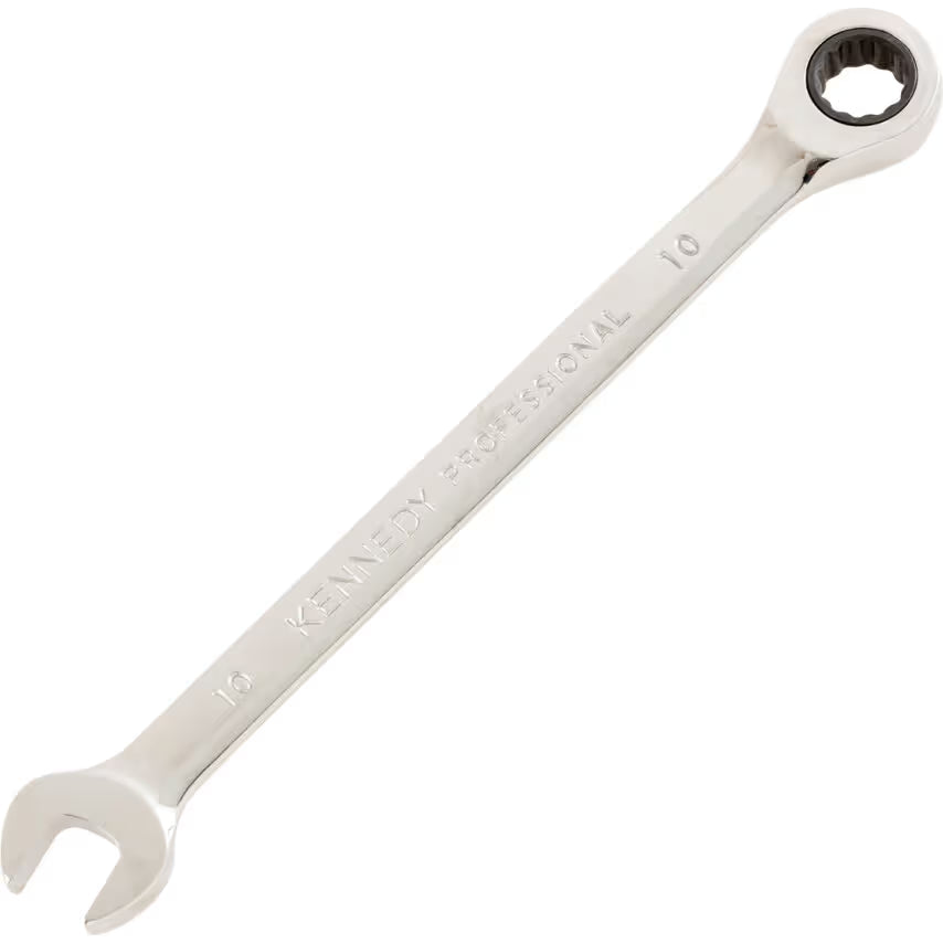 Kennedy Pro Metric Ratchet Combination Wrench CR-V Mirror Finish KENNEDY PRO