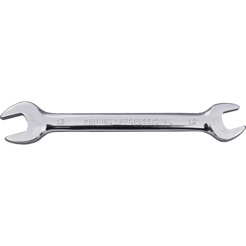 Kennedy Pro Metric Double Open End Spanner Mirror Finish CR-V Steel KENNEDY PRO