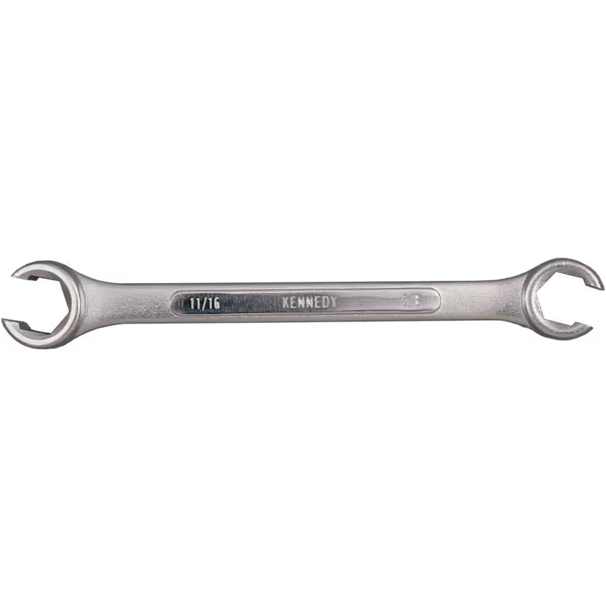 Kennedy Imperial Flare Nut Ring Spanner CV Steel Double End Satin KENNEDY