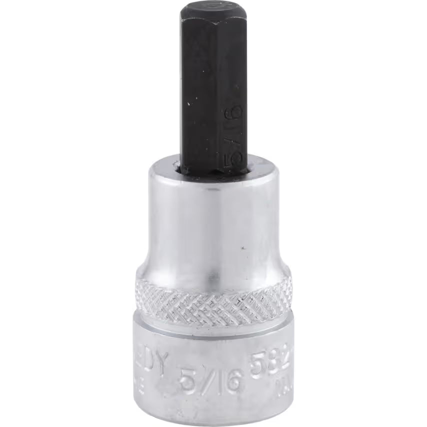 KENNEDY 3/8" Drive Imperial Hex Bit Socket 1/8"–5/16" CR-V KENNEDY