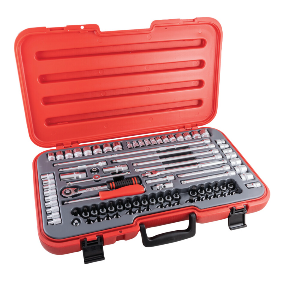 KENNEDY 90 Piece 3/8" Drive Metric/AF/BSW Socket Set (KEN5826185K)