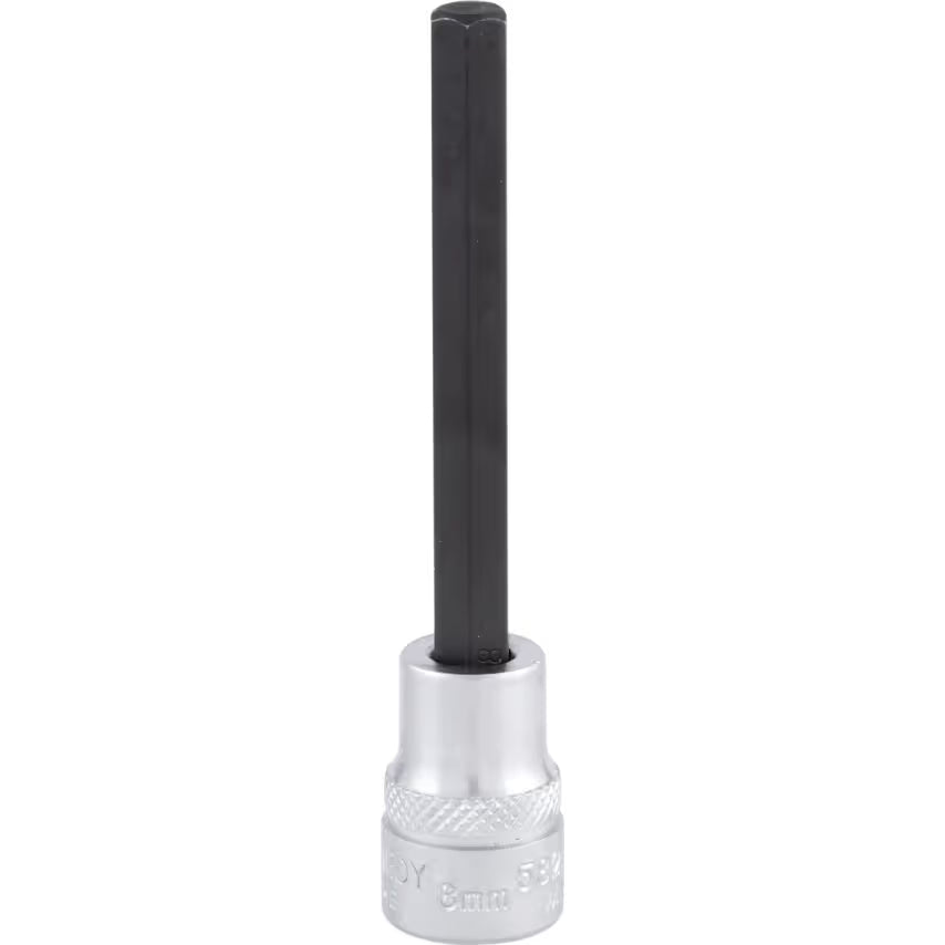 KENNEDY 3/8" Drive Long Hex Bit Socket H7–H8 x 100mm S2 Steel KENNEDY