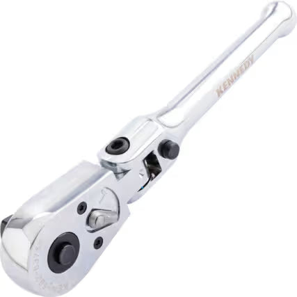 KENNEDY Pro 1/2" Flex Head Stubby Ratchet Steel Handle KENNEDY PRO