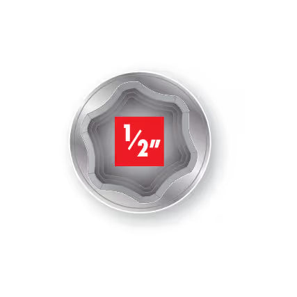 Kennedy Pro Ken-Grip 1/2" Drive Socket 29–36mm Rounded Fastener Grip KENNEDY PRO