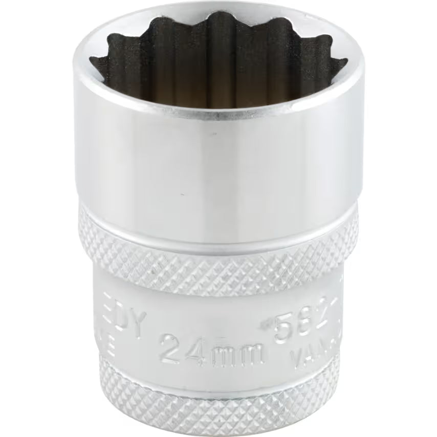 Kennedy 1/2" Drive Bi-Hex Socket Metric 9–33mm Chrome Vanadium Steel KENNEDY