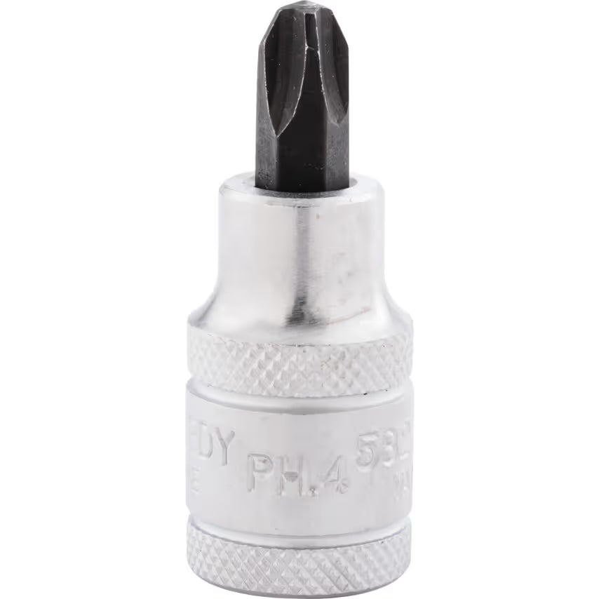 KENNEDY 1/2" Square Drive Screwdriver Bit Socket Set CR-V Steel KENNEDY