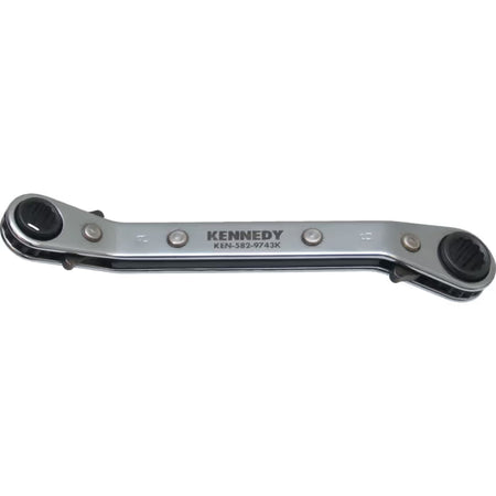 Kennedy Offset Ratchet Ring Spanner Metric CR-V 8×9mm–21×22mm KENNEDY